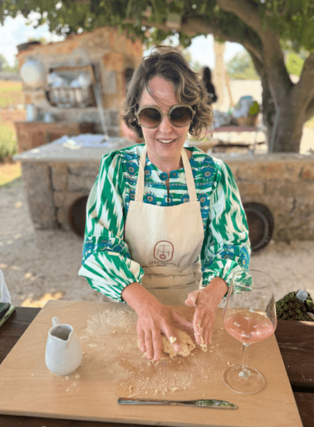 Kendra Foster cooking